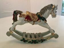 Vintage Decorative Collectable Small Rocking Horse Christmas picture