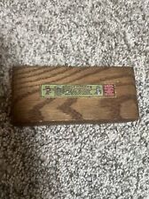 Norton Pike Lily White Washita Oil Stone In Wooden Box USA W/ Label Vtg picture