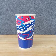 Vtg Retro 90's Pepsi-Cola Confetti Celebration-Promo Paper Wax Restaurant Cup  picture