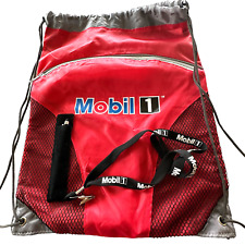 Mobil 1 Three Pice Set Shoulder Strap Bag 13.5 X 18 Pen And Lariat New picture