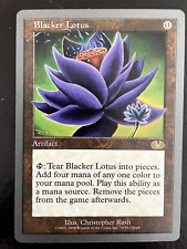 Blacker Lotus (Unhappy) NM, Magic Card MtG, 0 Mana Artifact Fun Black Lotus picture