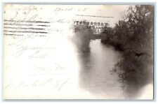 1905 View River Bridge Sacramento California CA RPPC Photo Antique Postcard picture