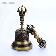 1set 15cm Handbells copper gokorei gokosho Five-pronged vajra and ghanta bell picture
