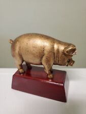 Swine, HOG pig trophy, award, about 3.5
