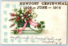 Newport New York NY Postcard Newport Centennial 1806 - June 1906 Embossed 1906 picture
