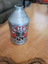 Vintage 1930's Fehr's X/L Cone Top Beer Can  Silver Bumper Crowntainer  Empty picture