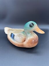 Royal Copley Vintage Ceramic Mallard Duck Planter picture