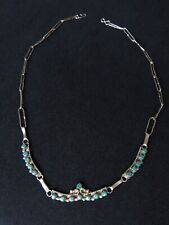 Vintage Zuni Sterling Silver & Turquoise 16