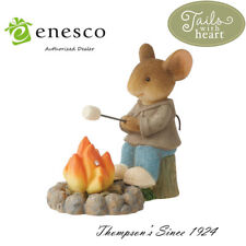 Enesco Tails With Heart 6013009 Roasting marshmallows figurine NIB picture