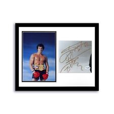 Sylvester Stallone Rocky Balboa Autographed Signed 11x14 Frame Photo ACOA picture