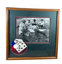 Framed Original Photograph by Harvey Caplin Cowboys Playing Poker At Bell Ranch picture