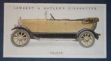 VULCAN  Car  Vintage 1920's Colour Card  CD21 picture