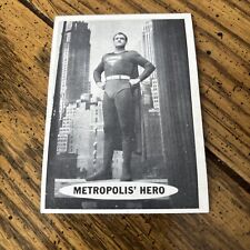 SUPERMAN card #9 Topps 1966 DC Comics TV George Reeves Metropolis Hero picture