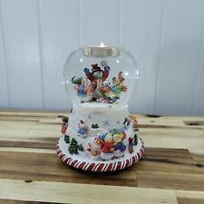 Holiday tea lite, Party lite musical globe & Peppermint Pals by Susan Winget picture