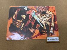 Jujutsu Kaisen 0 Reversible Visual Board Card Autographed by Gege Akutami Movie picture