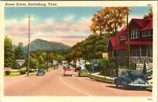 Gatlinburg TN-Tennessee, Street Scene, Scenic View, Vintage Postcard picture
