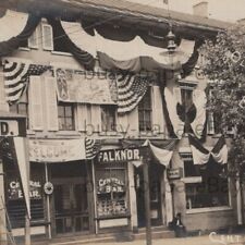 1908 RPPC Falknor Central Bar Old Home Week Parade Berlin Pennsylvania Postcard picture