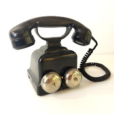 Vintage Rotary Dial Telephone With Outside Bells Switzerland Europe  1940s READ picture