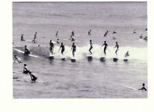 LeRoy Grannis Photo Note Card Malibu 1964 Black and White Vintage Surfing picture