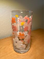 Starbucks Japan Sakura Series Cherry Blossoms Glass Cup (12.98oz) picture