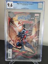 KING IN BLACK: GWENOM vs CARNAGE #1 CGC 9.6 GRADED 2021 KEN LASHLEY COVER picture