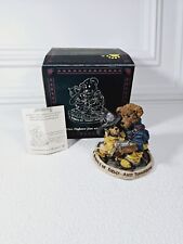 2007 Boyds Bear Fire Fighter Jim With Kurtis Learnin From The Best Figurine  picture