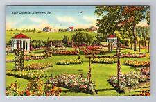 Allentown PA-Pennsylvania, Rose Gardens, Gazebos, Antique Vintage Postcard picture