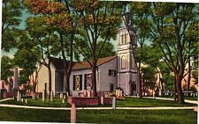 Vintage Postcard - Old St Johns Church Richmond Virginia VA Linen Un-Posted picture