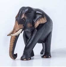 Vintage Hand Carved Wooden Elephant 6