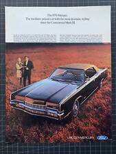 Vintage 1979 Lincoln-Mercury Marquis Brougham Automobile Print Ad picture