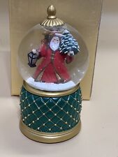 VERY PRETTY MR CHRISTMAS SNOW GLOBE THAT LIGHTS UP AND PLAYS MUSIC picture