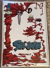 Spawn #250-Skottie Young Variant Cover (2015) in Toploader; Tiny Corner Rip picture