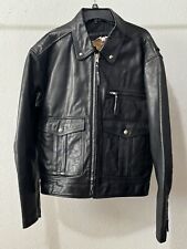 Vintage Harley Davidson Leather Jacket Mens - XL - 9504 picture