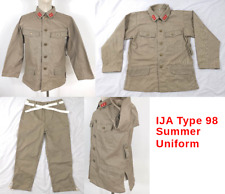 WW2 Japanese IJA Type 98 Uniform NEW Reproduction Set of Shirt + Trouser picture
