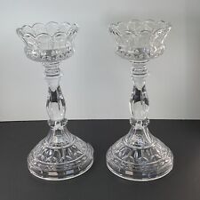 New royal limited lead crystal candleholders WOB picture