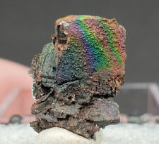 Skittles Pocket Rainbow Turgite Hematite Blade Graves Mtn w/ Display Case, 11 ct picture