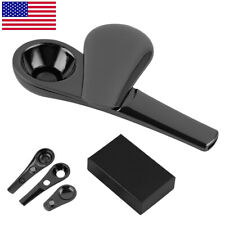 Portable Magnetic Stainless Spoon Metal Tobacco Smoking Pipe Set With Gift Box picture