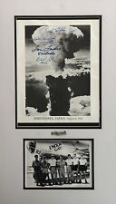 Enola Gay Signed Hiroshima, Japan Aug 6, 1945 Photo Signed By 4, Crew Pic, & Pin picture