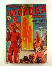 Thrilling Wonder Stories Pulp Sep 1940 Vol. 17 #3 VG- 3.5 picture