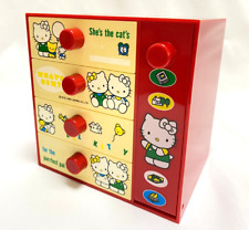 Sanrio Hello Kitty Red Chest Box Showa Retro Vintage Rare Made in Japan 1976 picture