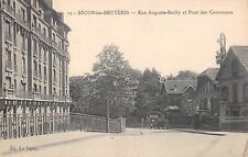 DEPT 92 BECON LES BRUYERES / RUE AUGUSTE BAILLY AND BRIDGE DES CROWNES picture