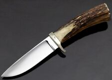 HANDMADE R.W. LOVELESS KNIVES SINGLE NUDE RIVERSIDE HUNTING KNIFE STAG HANDLE picture