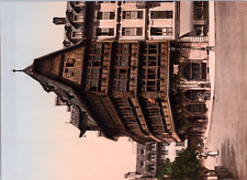 France, Strasburg. Old house. (FRANCE) vintage print photochromie, vintage ph picture