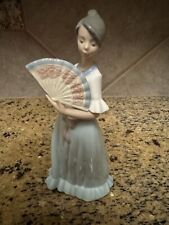 Lladro NAO Figurine - 1245 Splendorous Summer Girl with Fan (retired) picture