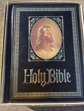 Vintage Still in Box JESUS on Cover Holy Bible King James Version Family❤️blt7j1 picture