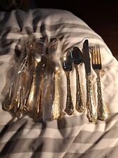 Wm Rogers & Sons,gold Plated Diner Wear.seating For 4 People(16 Pieces) picture