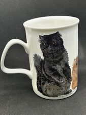 The Henley Collection 8 Oz Bone China Coffee Mugs Cats By H.M. Hennally picture