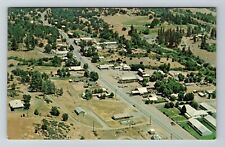 Redding CA-California Whiskey Creek Whiskeytown Lake Aerial Vintage Postcard picture