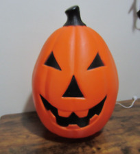 VTG Pumpkin Plastic Blow Mold 20” Halloween Jack-O-Lantern TPI 1992 *WORKS picture
