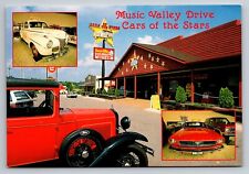 Cars Of The Stars Nashville Tennessee Vintage Unposted Postcard Ford picture